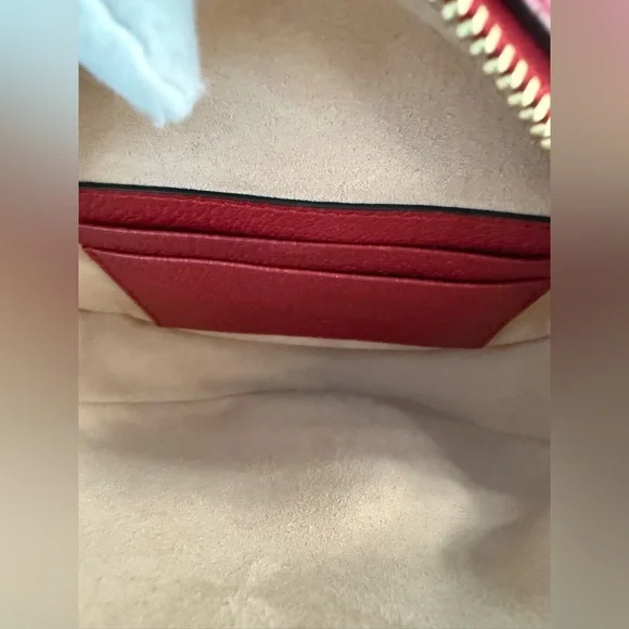 GUCCI GG Supreme Monogram Flora Mini Ophidia Round Backpack Red - Picture 6 of 9